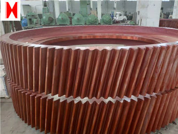 Ball Mill Alloy Steel CNC Machining customized Forging Large Ring Gear