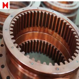 Cement equipment parts  Mixer 20° 2000mm Forged Large Ring Gear