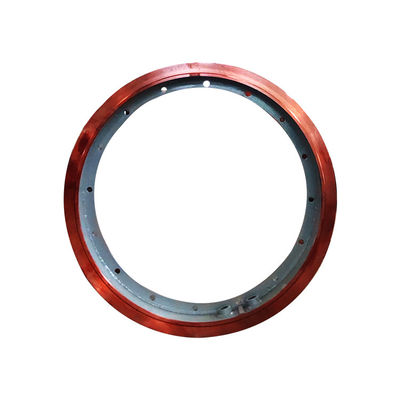 Cement equipment parts  Mixer 20° 2000mm Forged Large Ring Gear
