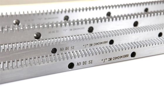 CNC Teeth Steel Helical Gear Harden Carbon Steel Liner Helical Rack And Pinion Gears