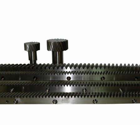 Elevator Automatic Sliding Gate Helical Straight Pinion Gear Rack 1045 Carbon Steel